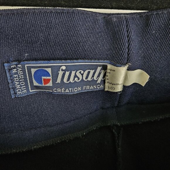 Fusalp Women’s Ski Pants Size 10 (FR 42) Navy Blue Stretch Retro Snow Winter - Picture 7 of 14